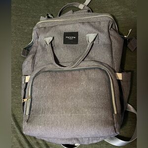 Halova | Gray Backpack for babies